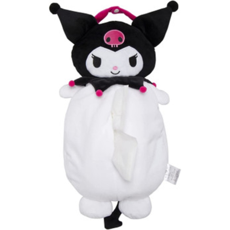 Morishita Sanrio Plush Hanging Tissue Case Kuromi