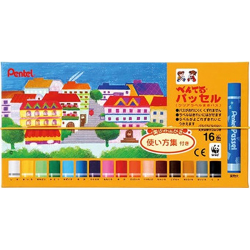 Pentel Passel 16 Color Set