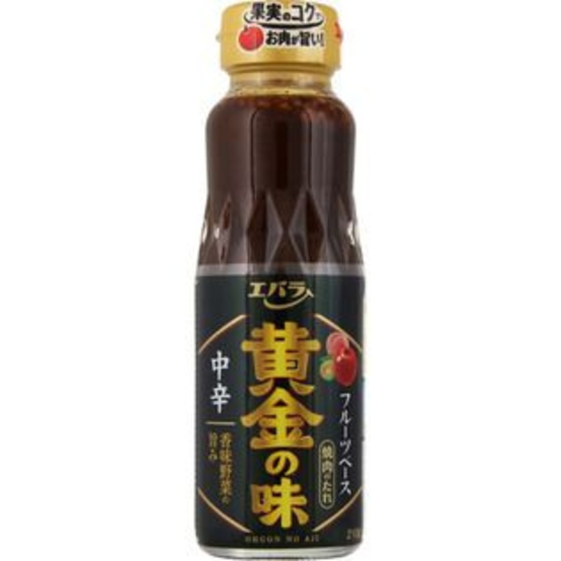 Ebara Ougon No Aji (Golden Taste) Sauce Medium Hot 210G