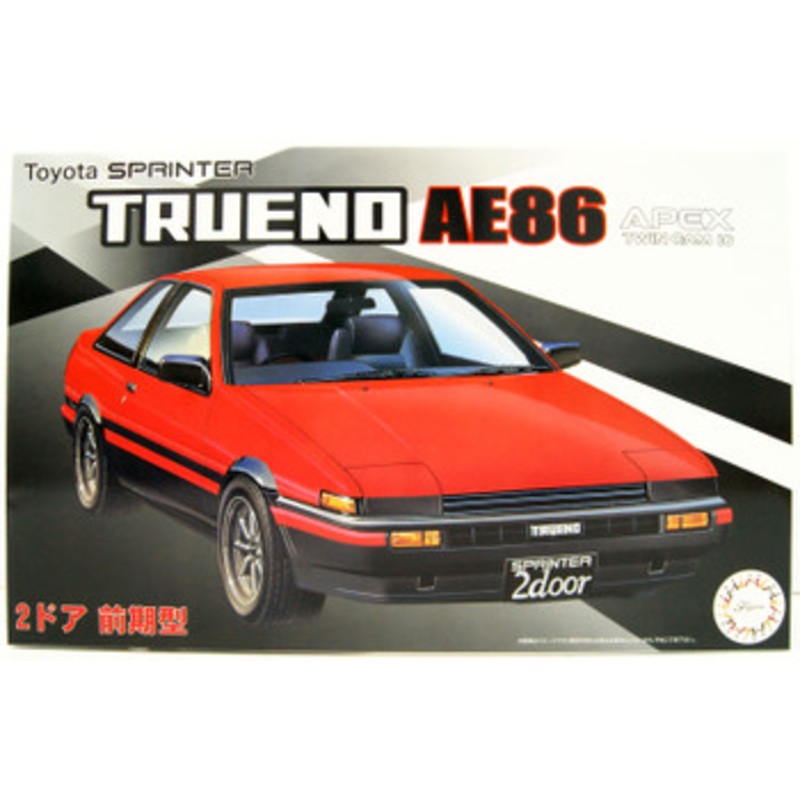 Fujimi Inch Up 1/24 Toyota Trueno AE86 Apex Twin Cam Plastic Model