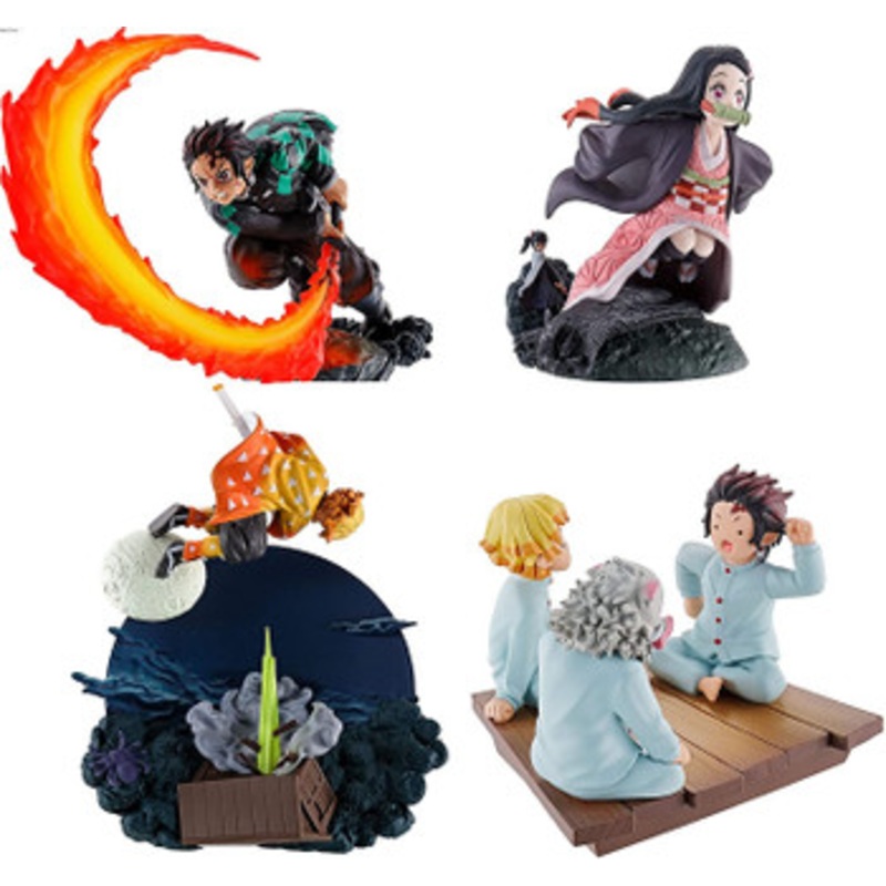Megahouse Puchirama Series Demon Slayer: Kimetsu no Yaiba Joukei no Hako Part.1 4Pack Box