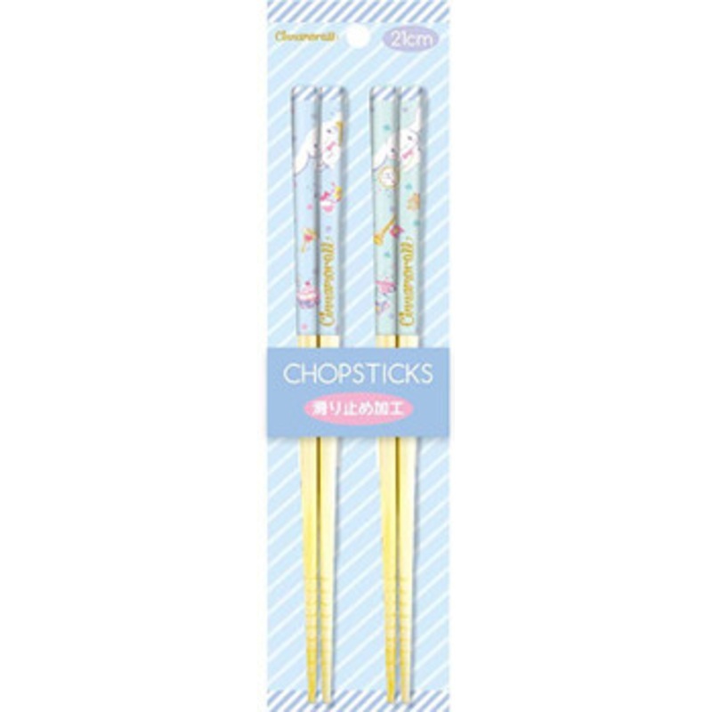 T’s Factory Sanrio Bamboo Chopsticks 2 Set Happiness Girl Cinnamoroll