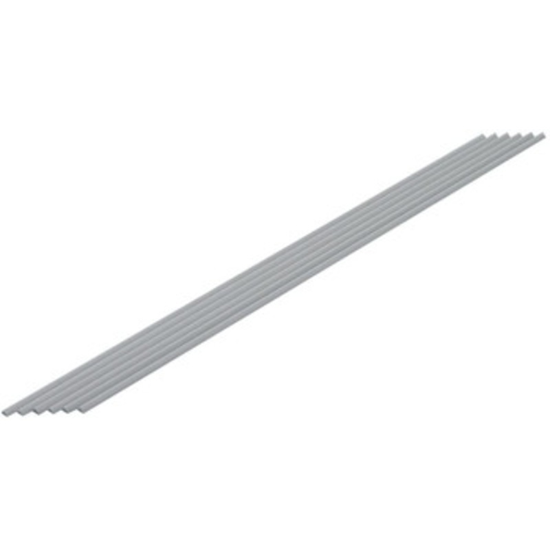Wave Pla Pipe Gray Triangle Type 3.0mm x6 Set