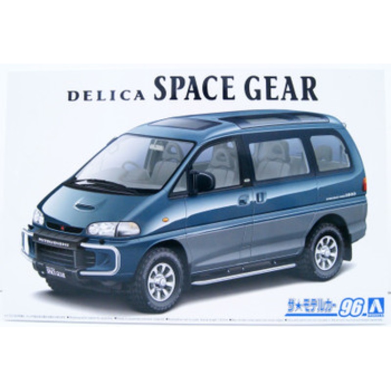 Aoshima The Model Car 1/24  Mitsubishi PE8W Delica Space Gear `91 Plastic Model
