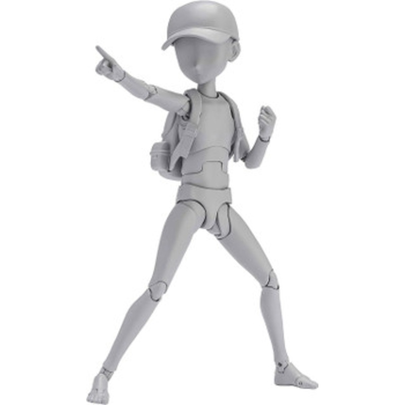 Bandai S.H. Figuarts Body-kun -Sugimori Ken- Edition DX Set Figure (Gray Color Ver.)