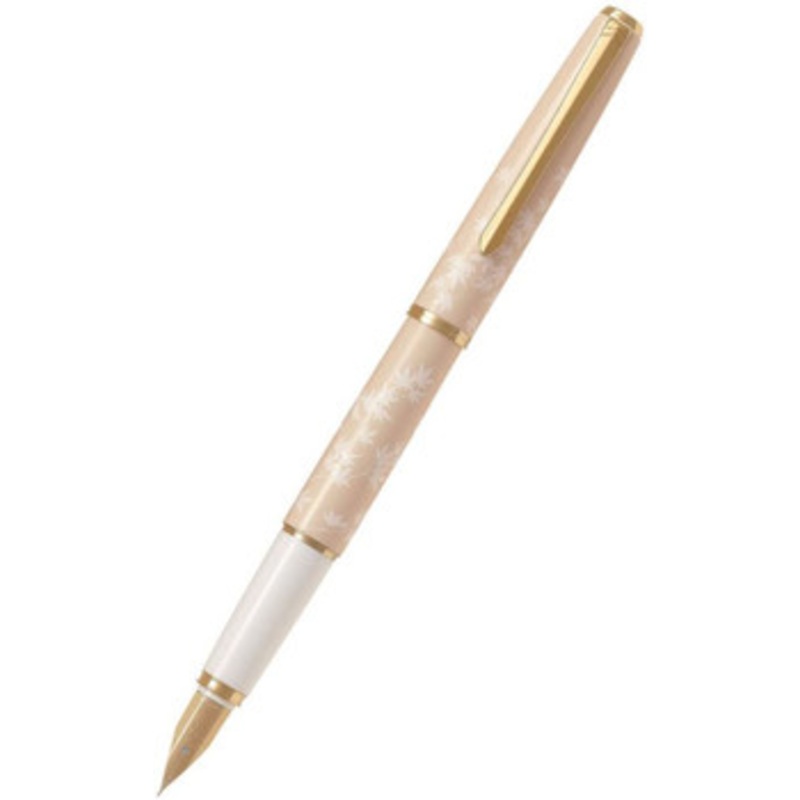 Pilot FD-18SR-MOM Lady White Momiji Fountain Pen (NIB:M Medium)