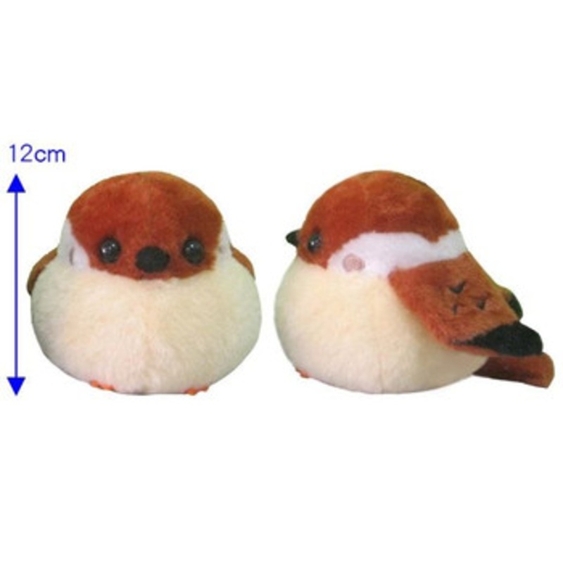 Amuse Fuku Fuku Plush Doll Sparrow Chunsuke