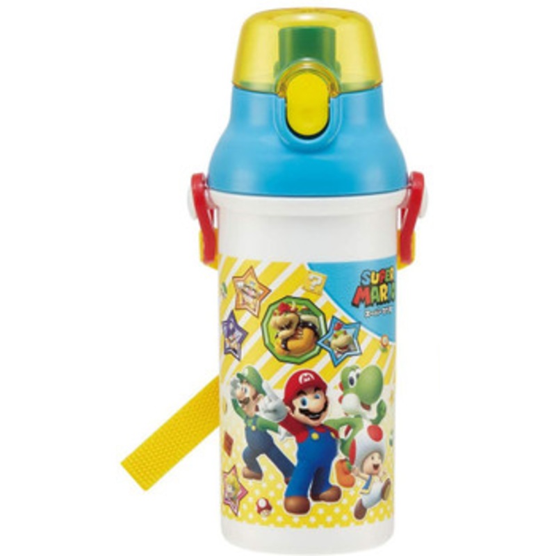 Skater Super Mario Antibacterial Direct Drink Plastic Bottle