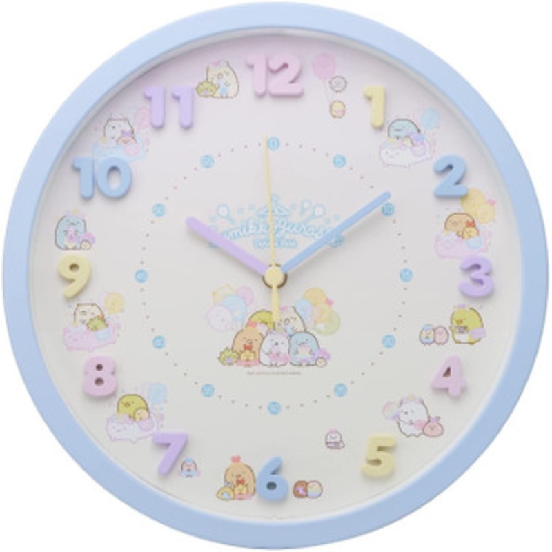 ALIAS Sumikkko Gurashi Icon Wall Clock Tapioca Park Blue
