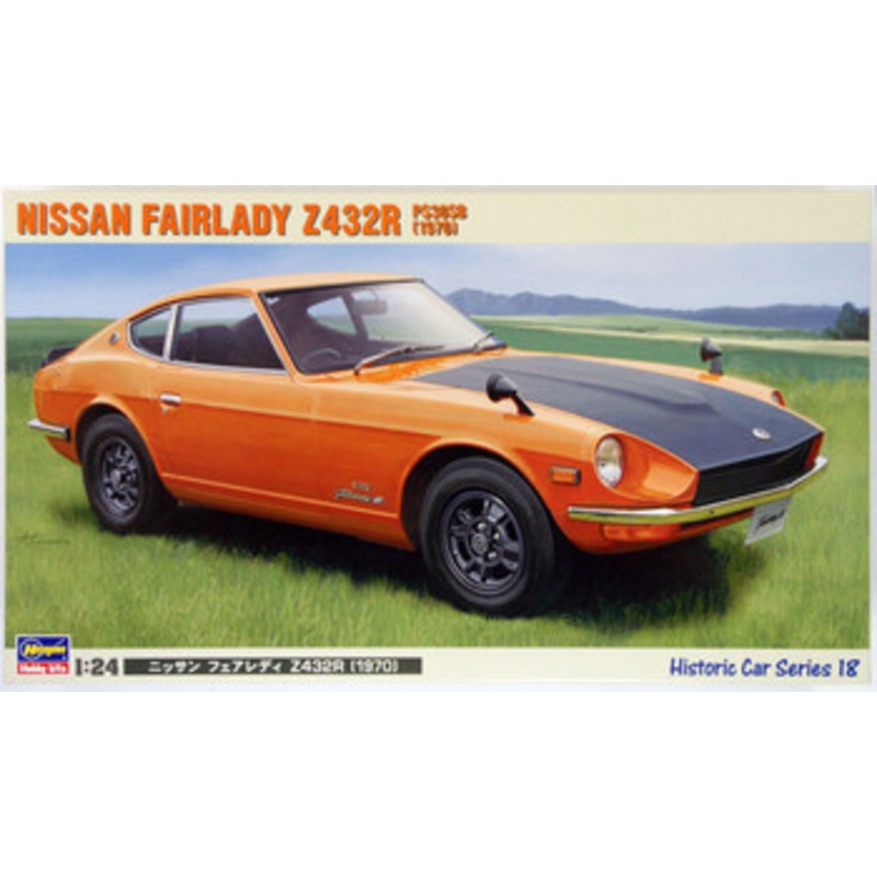 Hasegawa 1/24 Nissan Fairlady Z432R (1970) Plastic Model