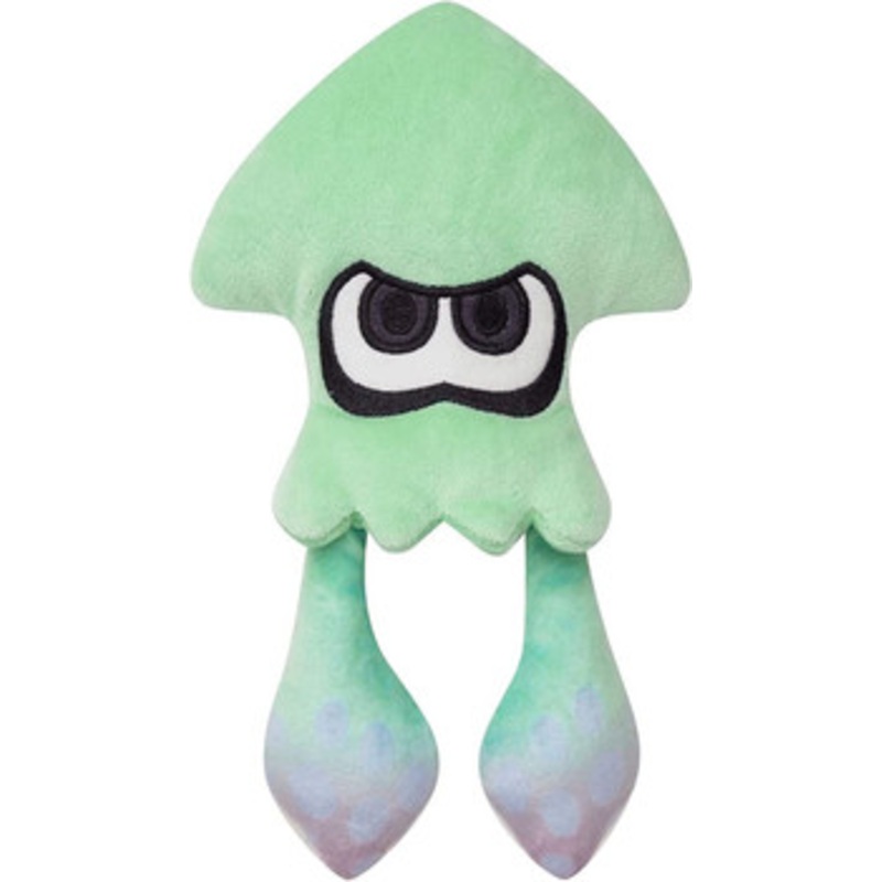 San-ei Plush Toy Splatoon 3 S Squid Light Blue