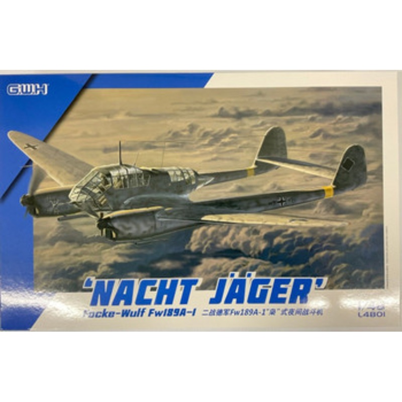 Great Wall Hobby 1/48 WWII German Air Force Focke-Wulf Fw189A-1 Night Fighter Plastic Model