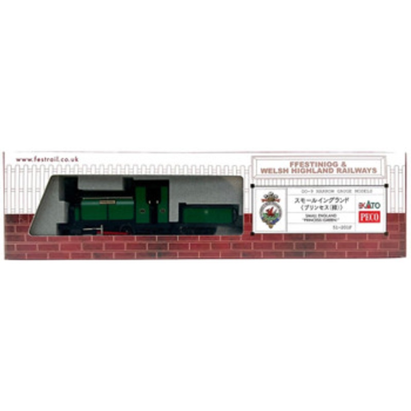 Kato 51-201F Steam Locomotive Small England ‘Princess (Green)’ (OO-9 Narrow Scale)