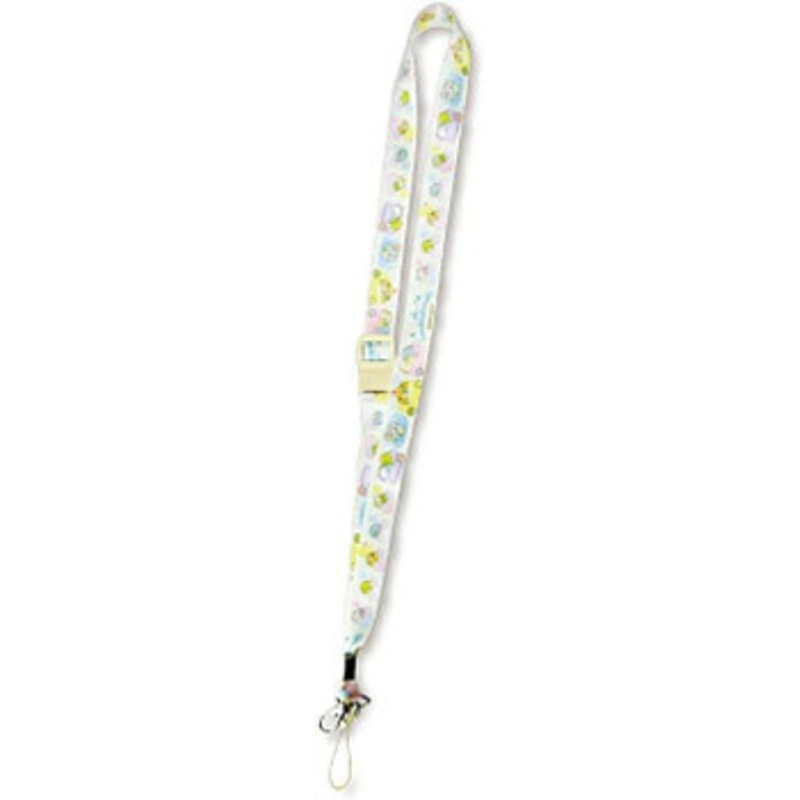 T’s Factory Sumikko Gurashi Antibacterial Neck Strap Tapioka Park / Cream
