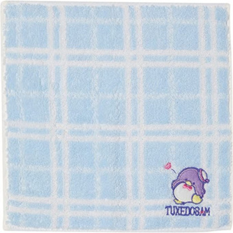Sanrio Mini Towel L Plaid/ Tuxedo Sam 305880