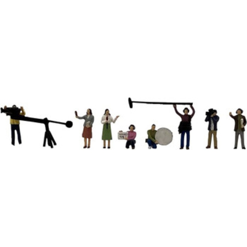Tomytec (Ningen 140) Model People ‘TV Crew’ (N scale)