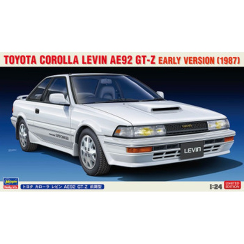 Hasegawa 1/24 Toyota Corolla Levin AE92 GT-Z Early Model Plastic Model