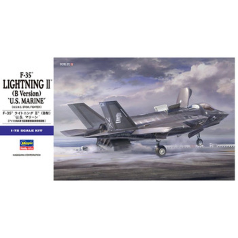 Hasegawa 1/72 F-35 Lightning II (B Version) ‘U.S. Marine’ (U.S.M.C. Stovl Fighter) Plastic Model