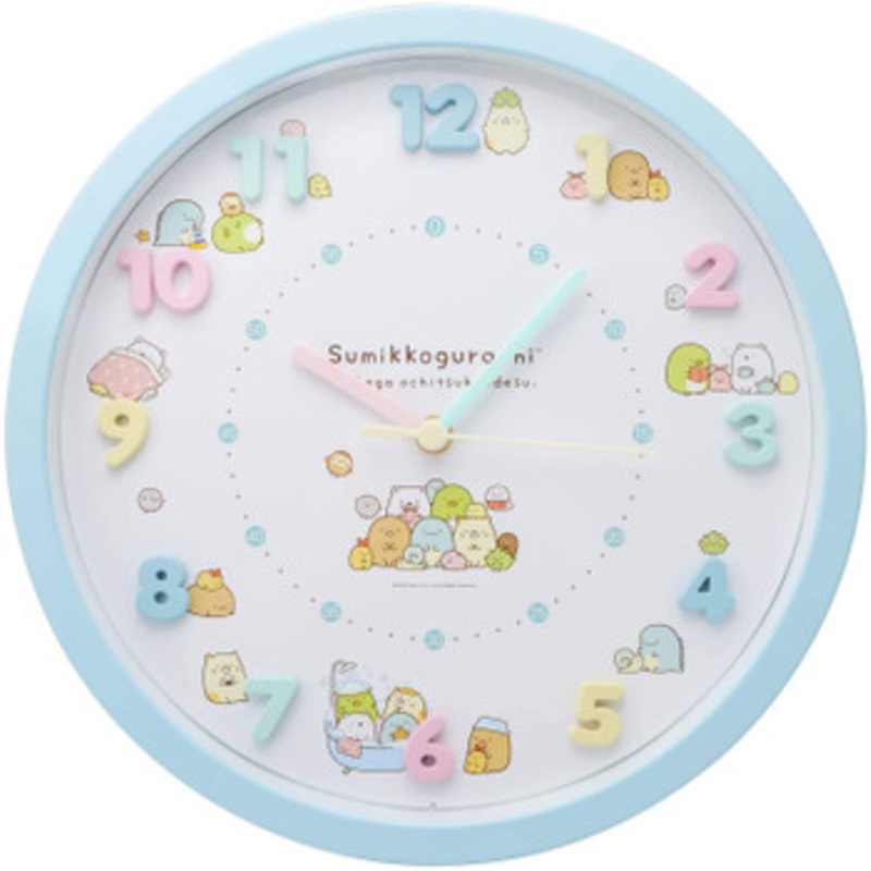 ALIAS Sumikko Gurashi Wall Clock  Blue
