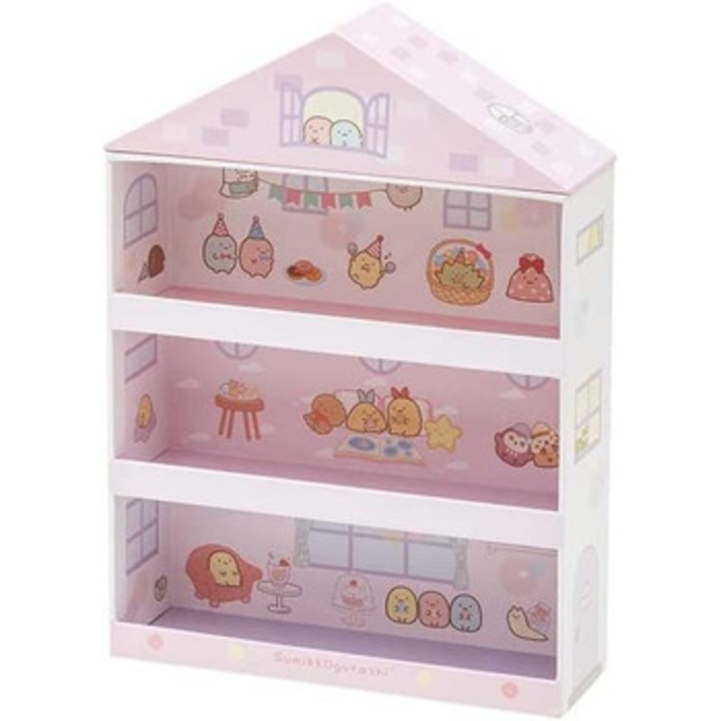 San-x Sumikko Gurashi Mini House Case (Rack) Pink