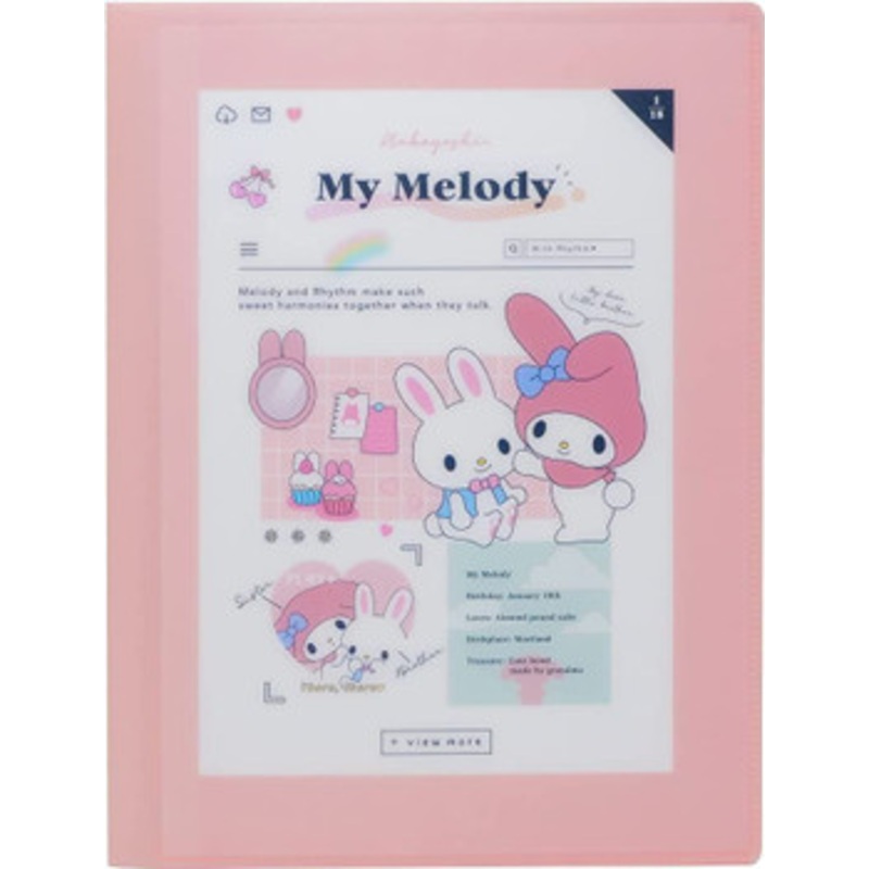 T’s Factory Sanrio Hardcover with 6 Pieces Clear Holder My Melody