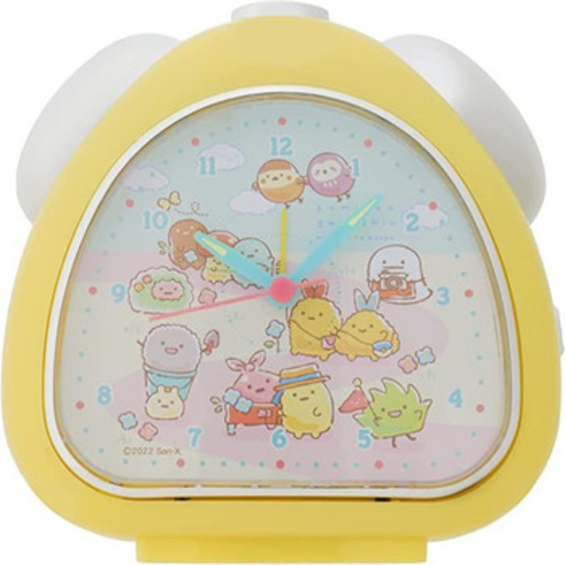 T’s Factory Sumikko Gurashi Rice Ball Shaped Clock – Yellow