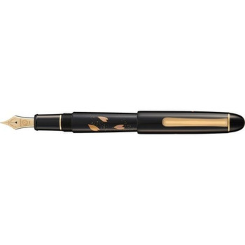 AZONX Wajima Gold Lacquer Maki-e Fountain Pen -Gafu- Cherry Blossom