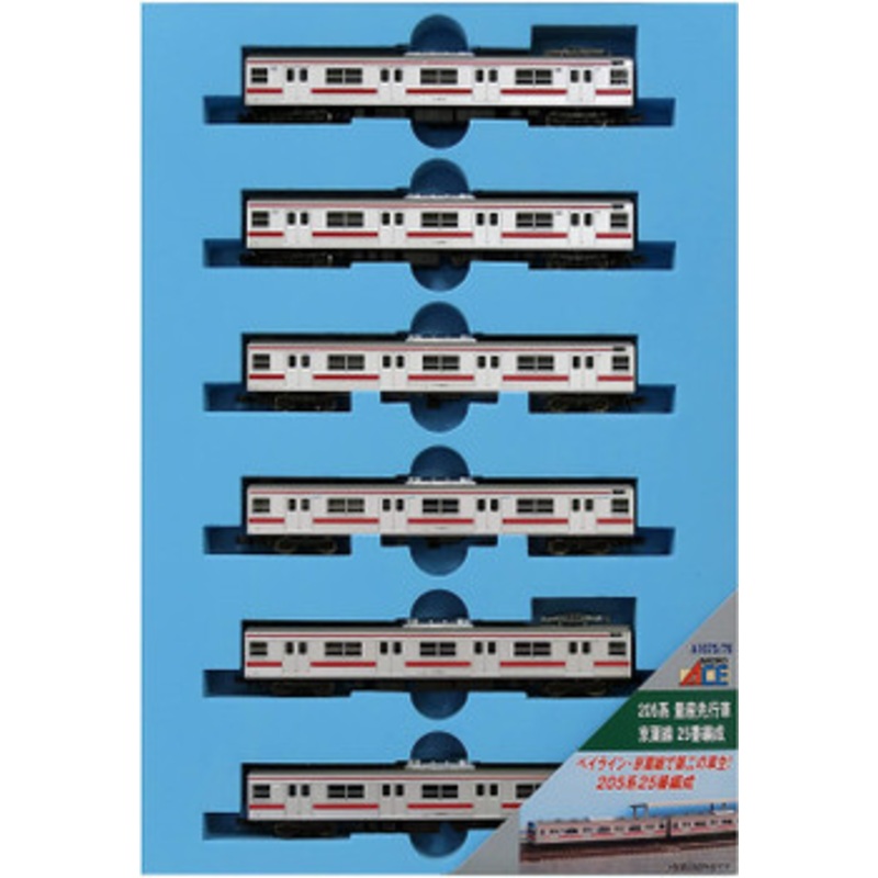 Microace A1676 Series 205 Mass Production Lead Car Keiyo Line 25th Configuration 6 Cars Add-on Set (N Scale)