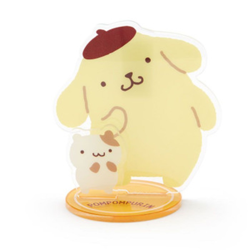 Sanrio Acrylic Stand with Clip Pom Pom Purin