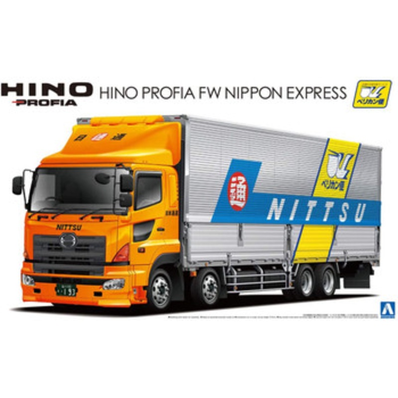 Aoshima Heavy Freight 1/32 Hino Profia FW Nippon Express Pelican Delivery Plastic Model