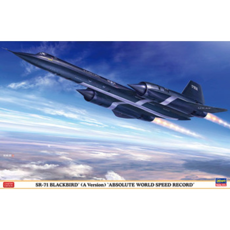 Hasegawa 1/72 SR-71 Blackbird Type:A Plastic Model
