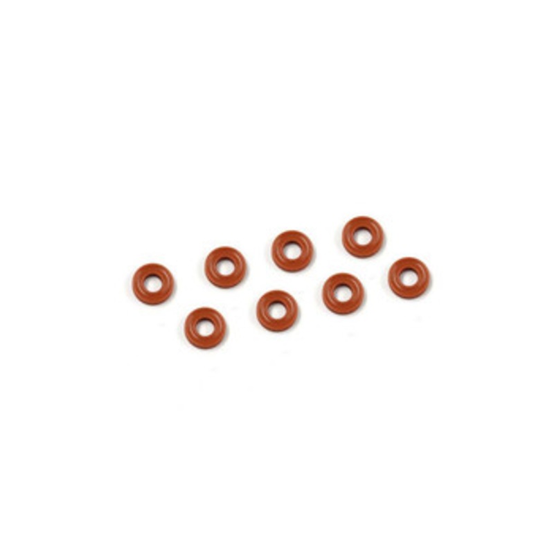 Kyosho ORG03XRB Grooved O-Ring (P3/for Oil Shock/Orange) 8pcs