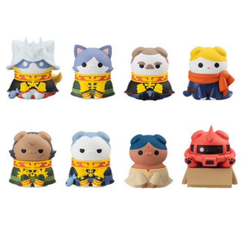 MegaHouse Mega Cat Project Mobile Suit Nyandam Zeon Army Nya-! 8pcs Complete Box (Gundam)