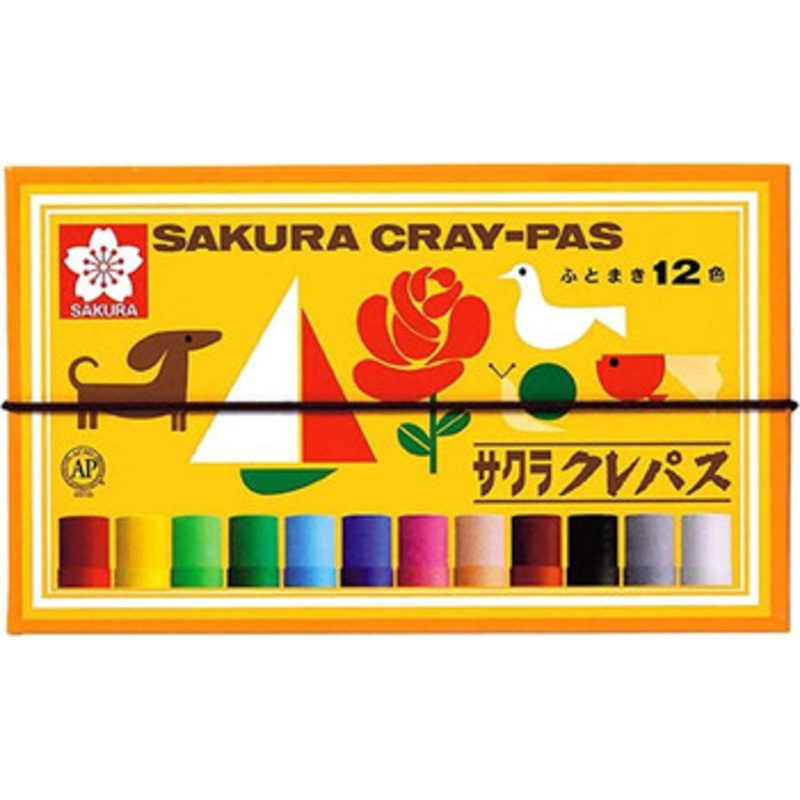 SakuraCraypas Cray-pas Oil Pastel 12 Color set