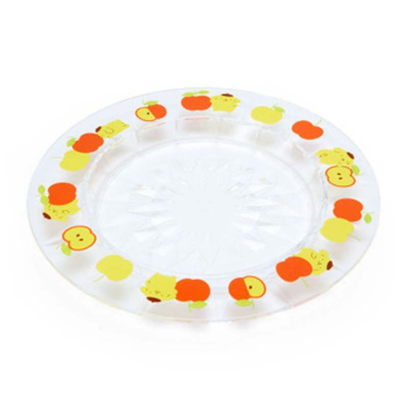 Sanrio Clear Plate Pom Pom Purin (Retro Clear Tableware)
