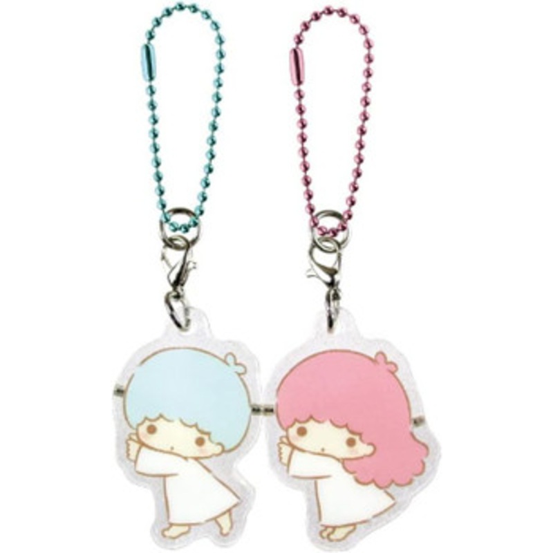 T’s Factory Sanrio Clear Pair Acrylic Keychain Little Twin Stars