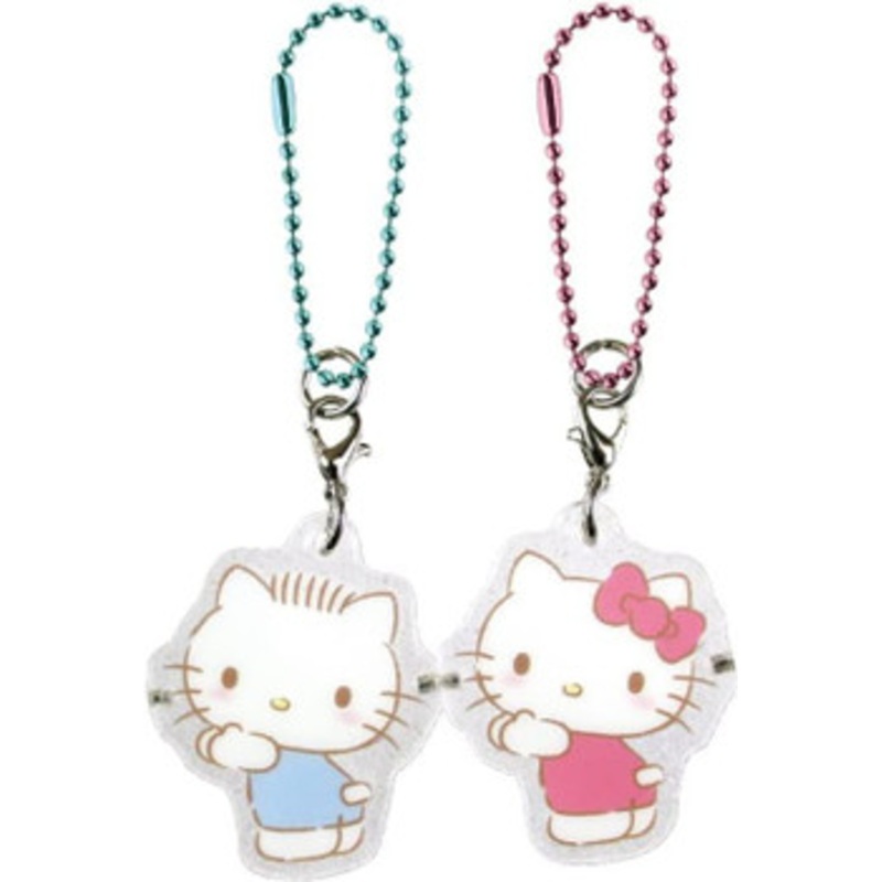 T’s Factory Sanrio Clear Pair Acrylic Keychain Hello Kitty Dear Daniel