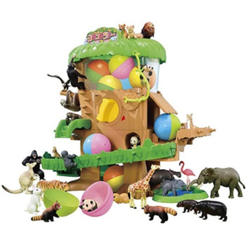 Takara Tomy Ania Gather All the Animals! Rolling Capsules Tree
