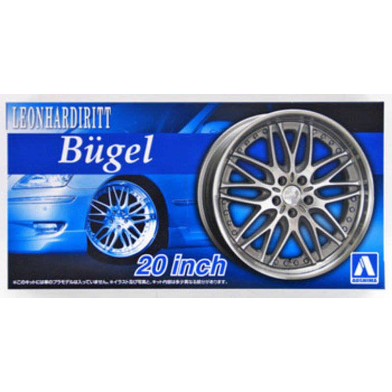 Aoshima Tuned Parts 1/24 Leonhardiritt Bugel 20inch Tire & Wheel Set