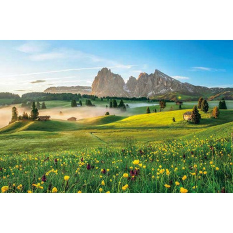 Appleone 1000-876 Jigsaw Puzzle Plateau Morning Dolomites (1000 Pieces)