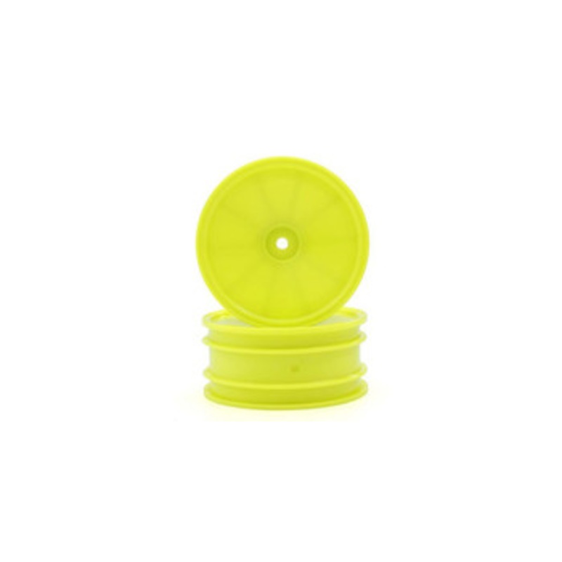 Kyosho OTH247Y 2.2 Dish Wheel (Front/Yellow/2pcs)