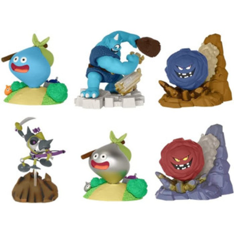 Square Enix Dragon Quest 3D Monster Picture Book (Trading Figure) Slime Appeared! Ver. 6pcs Box