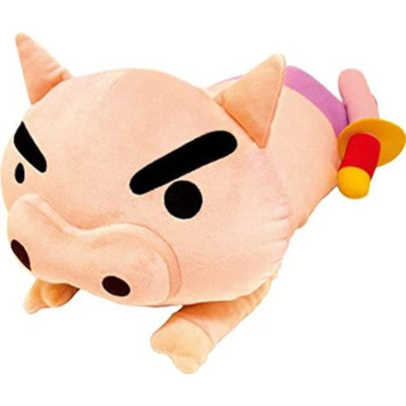 T’s Factory Plush Cushion Crayon Shin-chan Lying Buriburizaemon