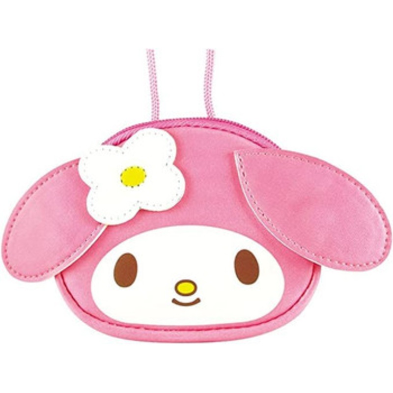 T’s Factory Sanrio My Melody Face Pouch With Neck Strap