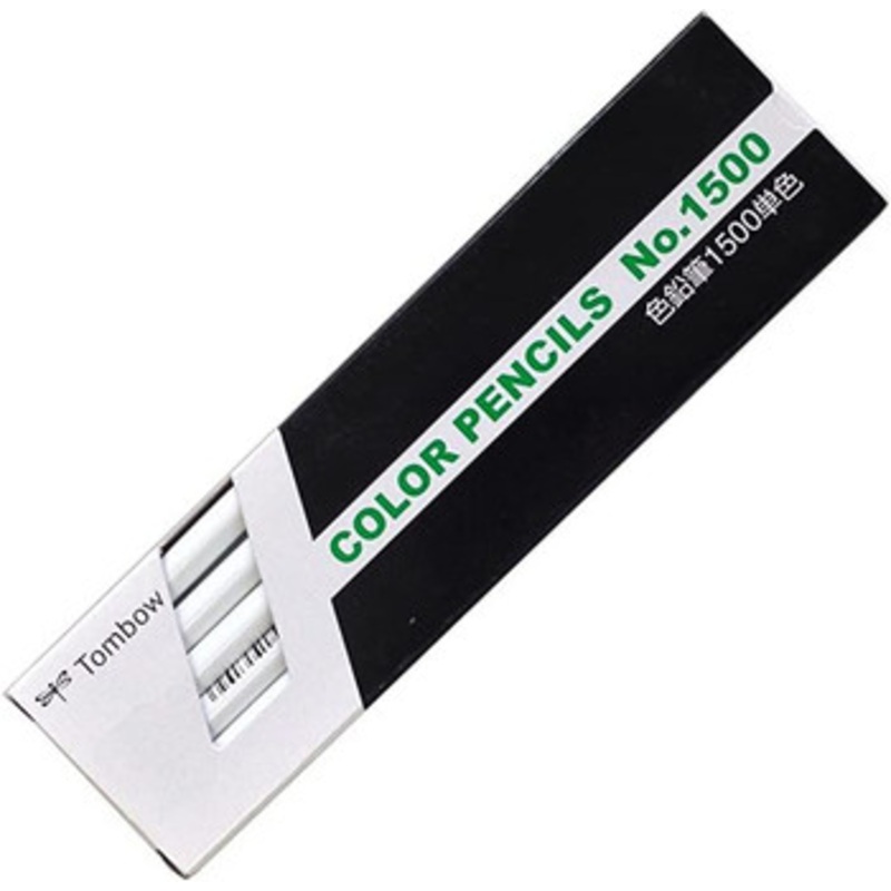 Tombow Colored Pencil 1500 Set Of 12 White