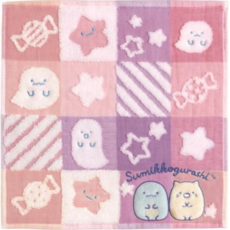 San-x Sumikko Gurashi Mini Towel Obake Pink