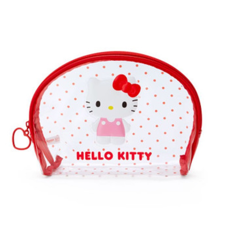 Sanrio Vinyl Pouch Polka Dot Hello Kitty