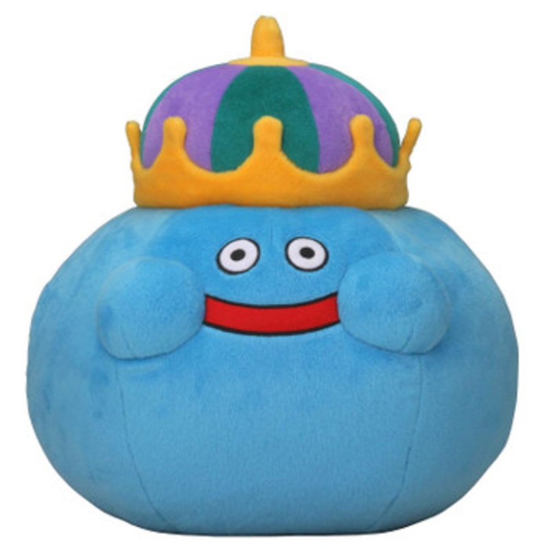 Square Enix Dragon Quest Smile Slime Plush: King Slime (L Size)