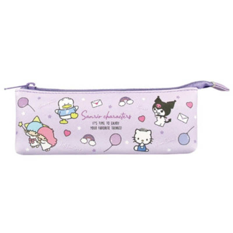 T’s Factory Sanrio Slim Boat-Shaped Pouch Pencil Case Purple