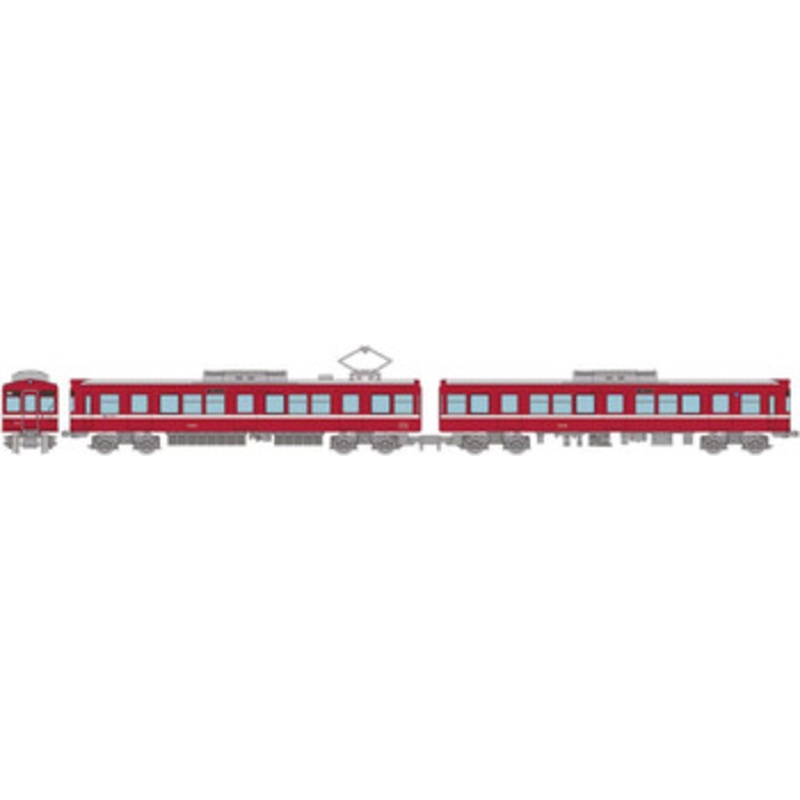 Tomytec Takamatsu Kotohira Electric Railroad Type 1300 ‘Red Train of Memories’ 2 Cars Set (N scale)
